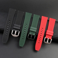 Fluorine Rubber Watch Strap 20mm 22mm Quick Release Watchband Watch Accessories for Omega Wristband Bracelet