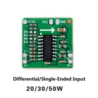 Differential/Single-ended Power Amplifier Board 20/30/50W Digital Class D Audio With Voltage 8-23V