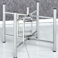 【新款摺疊】餐桌腳訂製大圓桌架可摺疊鐵藝桌腿支架實用伸縮桌架實用桌腳架