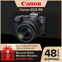 Canon EOS R5 Full-frame Mirrorless Digital Professional Flagship 45MP Movie Camera 8K RAW Video Capture VLOG Body Or With Lens