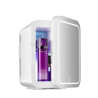 New 4L Mini Refrigerator Car Refrigerator Cosmetics Refrigerator Gift Heating and Cooling Box Dormitory