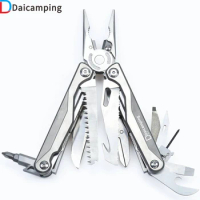Daicamping DL7 Titanium alloy handle Outdoors Multi-tools Clamp Folding Knife Scissors EDC Combination Multi Tools Pliers