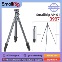 SmallRig Lightweight Travel Tripod with Compact Structure, 360 Ball Head, Quick Release Plate, Travel Bag for Canon for Sony
