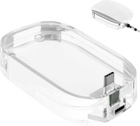 สถานีชาร์จเมาส์ Geekriaแท่นชาร์จเมาส์อะคริลิคขาตั้งเมาส์เข้ากันได้กับ Apple Magic Mouse (USB-C)อุปกร