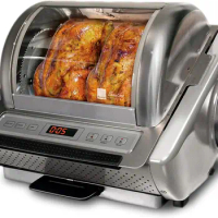 Rotisserie Oven,Cooks Perfectly Roasted Chickens,Turkey,Pork,Roasts &amp; Burgers,Large Capacity,3 Cooking Options:Roast,Sear,USA