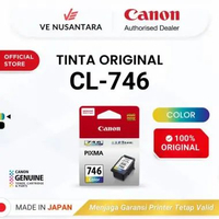 100% ORIGINAL Tinta Canon PG 745 CL 746 - Printer MG2570s TS207 TS307a TS707 TR4670s - Tinta Asli CL