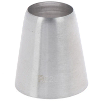 เครื่องมือทำขนมปลายท่อสำหรับตกแต่งเค้กฟองดองท์ปลายท่อทรงกลมแบบ R22L