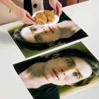 2PC Cillian Murphy Placemat For Kitchen Bar Bowl Pad Non-slip Heat Resistant High Quality Linen Table Mat 7.24WJY