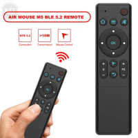 M5 Bluetooth 5.2 Air Mouse Wireless Infrared Remote Control for Android TV Box Smart TV Computer Mini Projector Home