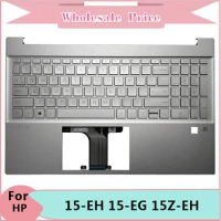 New Original For HP Pavilion 15-EH 15-EG 15Z-EH TPN-Q245 Q246 Laptop Palmrest Case Keyboard US English Version Upper Cover