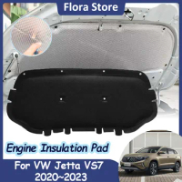 Engine Hood Sound Pad for Volkswagen Jetta VS7 VW 2020~2023 Heat Insulation Cotton Mat Soundproof Cover Car Interior Accessories