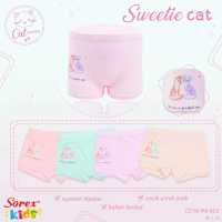 sorex 3 pcs Celana Dalam Anak Perempuan Sorex Segiempat / Cd kids Super Soft Motif Sd