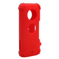 Protective Case Lens Silicone Case for Insta360 One X Scratchproof Protector Cover for Insta360 One X Red