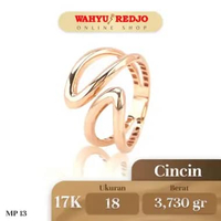 Cincin Emas Kadar 17K Wahyu Redjo CC-17K-29179358-PMR