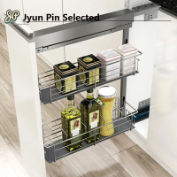 【Jyun Pin 駿品裝修】駿品嚴選小側拉線籃(FA220JBB 適用體櫃 200)