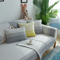 純棉粗布老帆布沙發墊沙發保護單方形長方形抱枕套簡約北歐風梭織