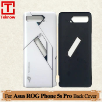 Original New Battery Cover For Asus ROG 5S Pro 5s Pro Back Cover Housing For ROG Phone 5s Pro ZS676KS With Camera Lens Replace
