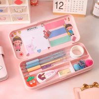 Kawaii Candy Style Pencil Cases High Capacity Pen Boxs Simple Cute Stationery Storage School Office Supplies for Kids Gift