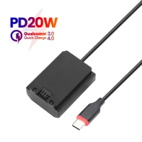 NP-FZ100 Dummy Battery DC Power AC Adapter for Sony ILME-FX3 A6600 A7M3 A7M3K A7RM3 A7RM4 A9 A9M2 A7M3 Camera