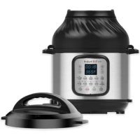 Instant Pot Duo Crisp 11-in-1 Air Fryer and Electric Pressure Cooker Combo with Multicooker Lids that Air Fries,