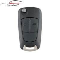 QWMEND 2 3 Buttons Remote key Cover Fob Case Shell For Vauxhall Opel Astra H Vectra 2004 2005 2006 2007 2008 2009 Original key