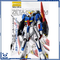 In Stock Bandai MG 1/100 Z Gundam ZETA 20th Ver.KA Action Figure GUNPLA Boys Toy Mecha Model Gift Assembly Kit Collectible