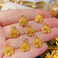 24k pure gold pendant for women real gold 999 pendants fine gold jewelry gold peacock pendant