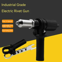 Electric Rivet Gun Head Hand Electric Drill Variable Pull Rivet Gun Conversion Head Electric Drill Gun Head 2.4/3.2/4/4.8mm