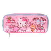 Hello Kitty雙拉鏈筆袋/文具袋/收納袋