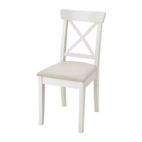 INGOLF 餐椅, 白色/hallarp 米色