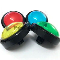 100mm Diameter Convex illuminated Push Button For Arcade Game Machine - Game Machine Accessory / Arcade Push Button