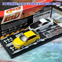 Modeler's 1:64 sakai integra DC2 Daiki Ninomiya EK9 2 cars set Model Car