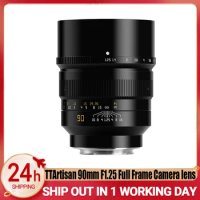 TTArtisan 90mm F1.25 Full Frame Large Aperture Lens for Sony Nikon Canon Sigma Panasonic Lumix Fuji Leica Camera Lens