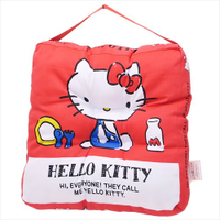大賀屋 日貨 Hello Kitty 坐墊 靠墊 座墊 抱枕 睡枕 兒童 學習 凱蒂貓 KT 三麗鷗 J00012003