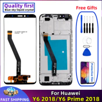 For Huawei Y6 Prime 2018 LCD ATU L11 L21 Original With frame Mobile Phone Display Touch Screen Digitizer Assembly Replacement