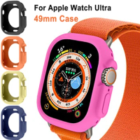 TPU Case for Apple Watch Ultra 49mm All-Round Shockproof Protective Soft Silicone Cover Bumper Scratch-Resistant Protective case