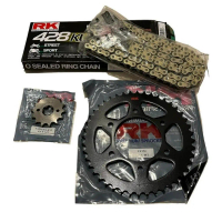 On Sale Y15 / Y16 / FZ150 RK Tamashi 428 / 428H SOCKET SET + ORING CHAIN (COMBO SET) O-RING CHAIN SP