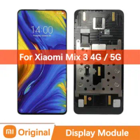 6.39"Original AMOLED Display For Xiaomi Mi Mix 3 Screen Touch Panel Screen Digitizer Assembly M1810E5A M1810E5GG Xiaomo Mix 3 5G