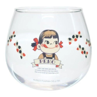 【小禮堂】PEKO不二家 無把玻璃杯 290ml(平輸品)