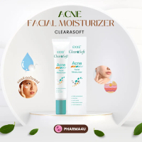 EXXE' CLEARASOFT ACNE FACIAL MOISTURIZER เคลียราซอฟท์ แอคเน่ เฟเชียล มอยซ์เจอไรเซอร์ (ขนาด 30กรัม)