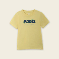 【Roots】Roots 大童- OUTDOOR ROOTS短袖T恤(奶油黃)