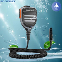 Baofeng Waterproof Speaker Mic For BaoFeng UV-9R Plus UV-XR UV-9R Pro GT-3WP Waterproof Walkie Talkie Ham Two Way Radio