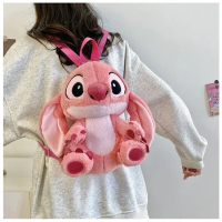 New Stitch Plush Cartoon Backpack for Girls Cute Backpack Travel Versatile Plush Backpack