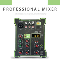 5 Channel Small Mixing Multifunctional Professional Audio Mixer DSP Effects Bluetooth-compatible USB Computer Playback Recording