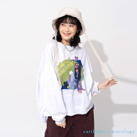 earth music Y2K少女長袖T恤