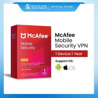McAfee VPN For Android 1 Device 1 Year Software Antivirus