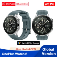 Global Version OnePlus Watch 2 Smart Watch Snapdragon W5 2GB 32GB 1.43'' AMOLED Display Google Wear 