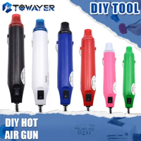 Hot Air Gun DIY Hot Air Gun Electric Power Tool Hair Dryer Soldering Wrap Blower Heater Shrink Plastic Air Heat Gun DIY Tool