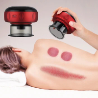 New Xiaomi Cupping Massage Device Wireless Gua Sha Vacuum Suction Cups Negative Pressure Magnetic Therapy Body Scraping Cupping