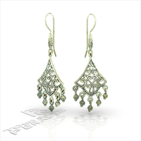 Anting Perak Bali Silver 925 Tamiang Jerang
